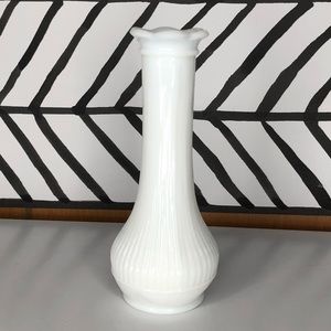 Vintage Milk Glass Bud Base